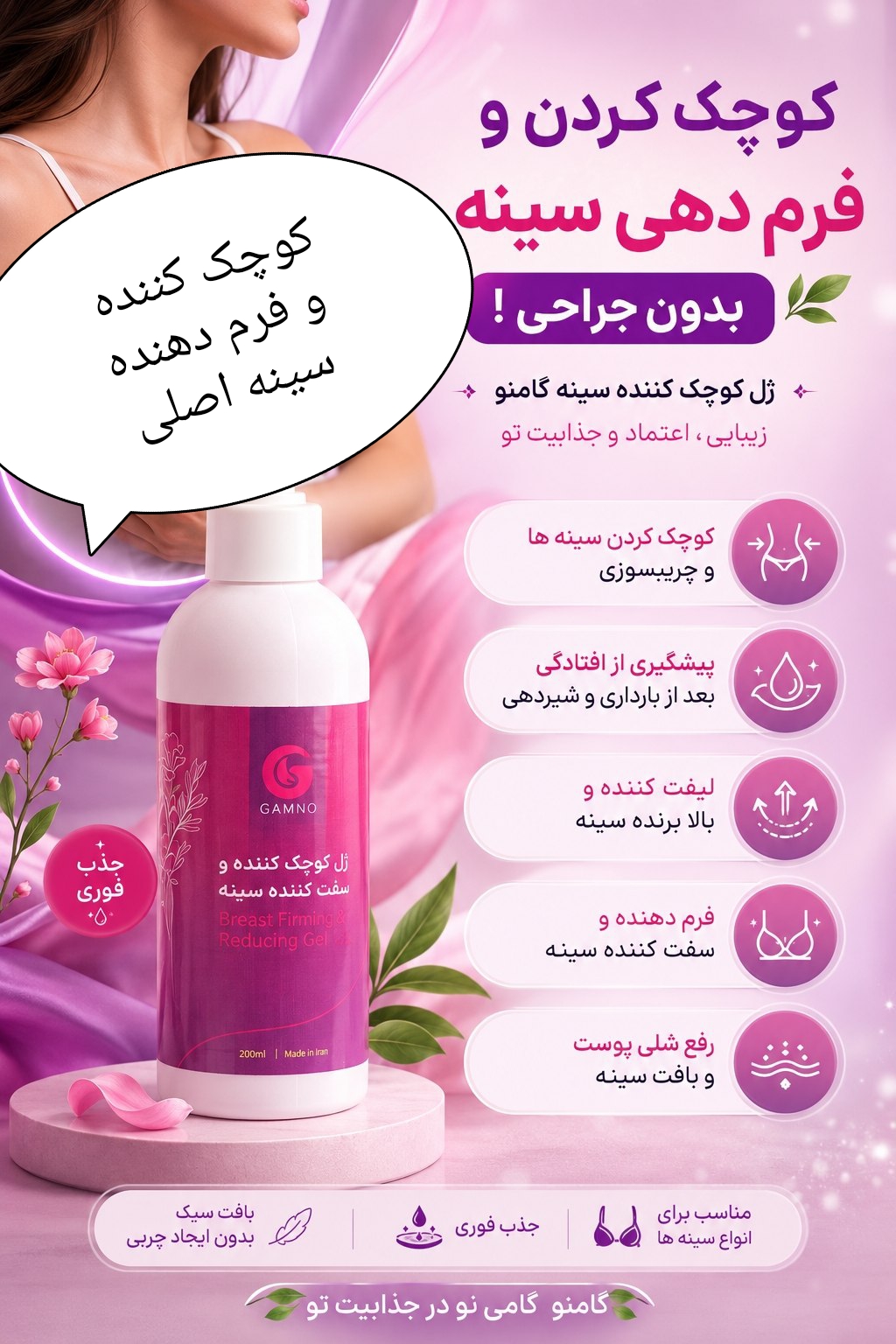 ژل کوچک کننده و فرم دهنده (اورجینال)